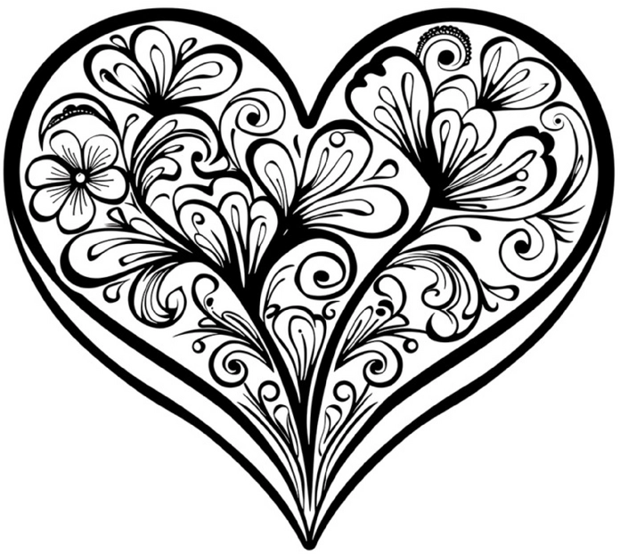 malvorlage-herz-blumenmuster