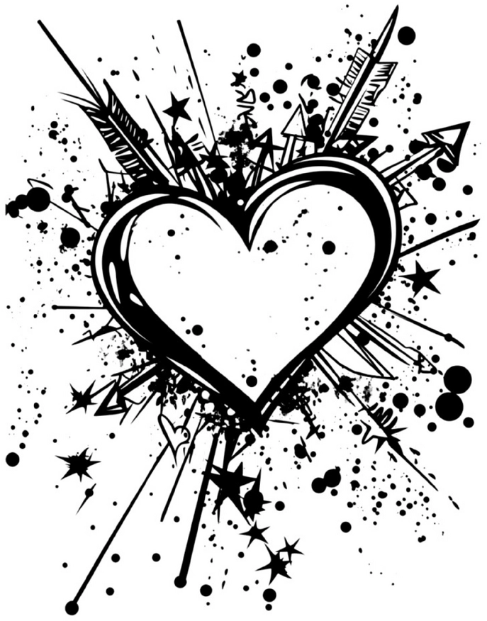 malvorlage-herz-mit-dynamischen-elementen