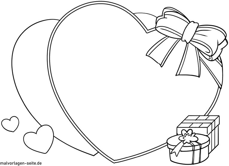 malvorlage-herzen-mit-geschenk