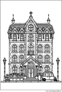 malvorlage-hotelgebaeude-ausmalen