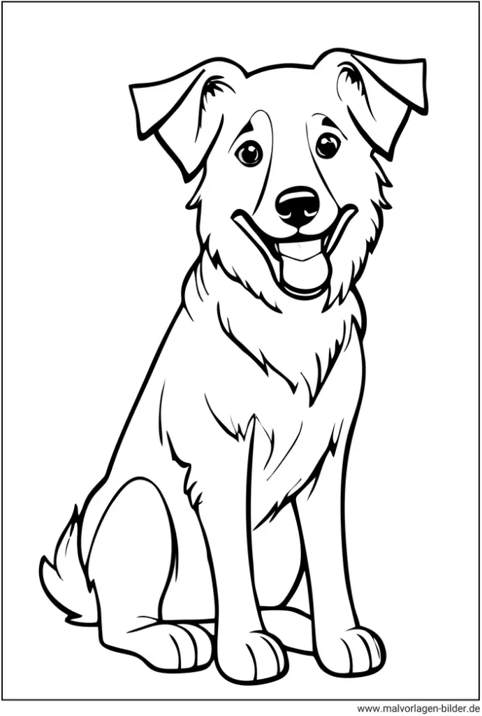 malvorlage-hund-ausmalbild