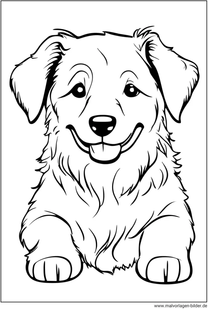 malvorlage-hund-ausmalbild-kreativ-gestalten