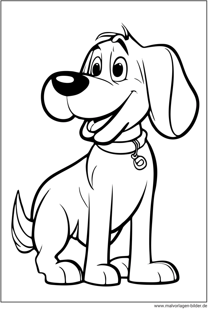 malvorlage-hund-ausmalbild