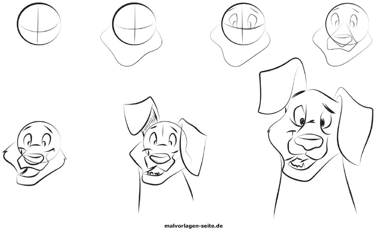 malvorlage-hund-ausmalen-kreative-vorlage