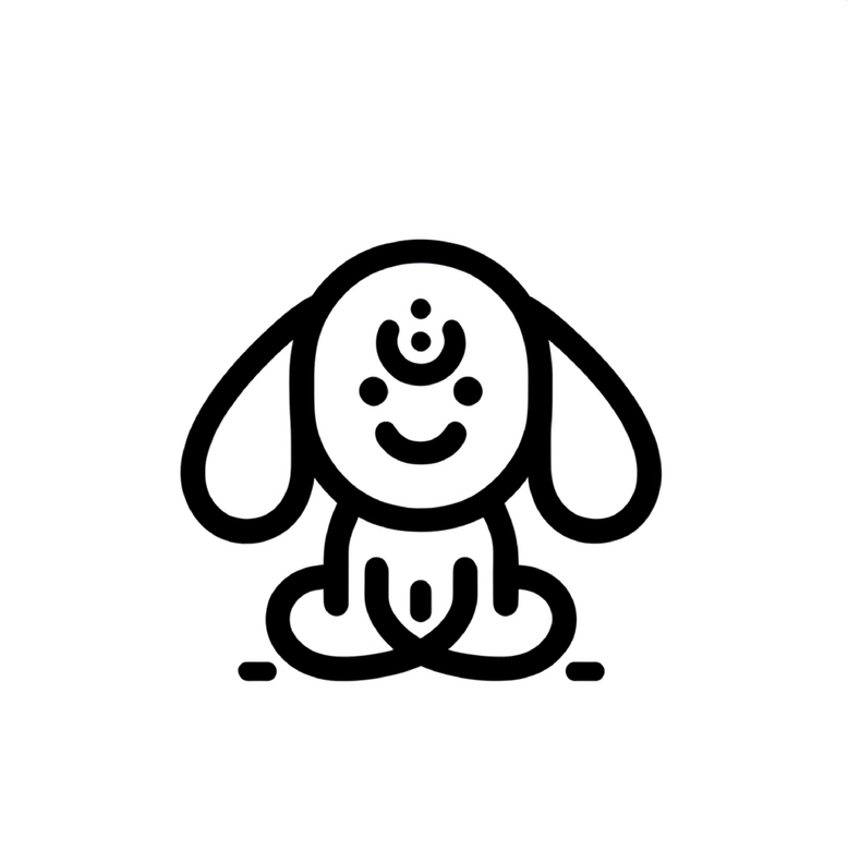 malvorlage-hund-in-meditativer-pose