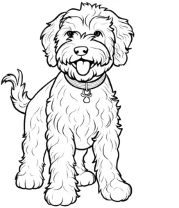 malvorlage-hund-mit-froehlichem-ausdruck-zum-ausmalen