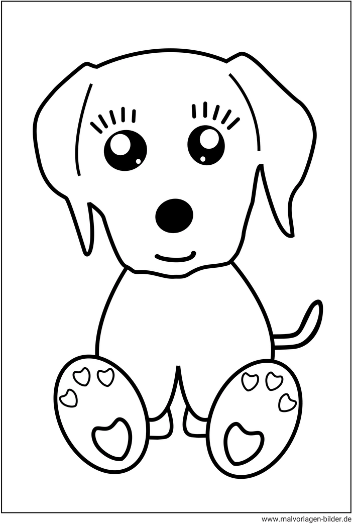 malvorlage-hundebaby-ausmalbild