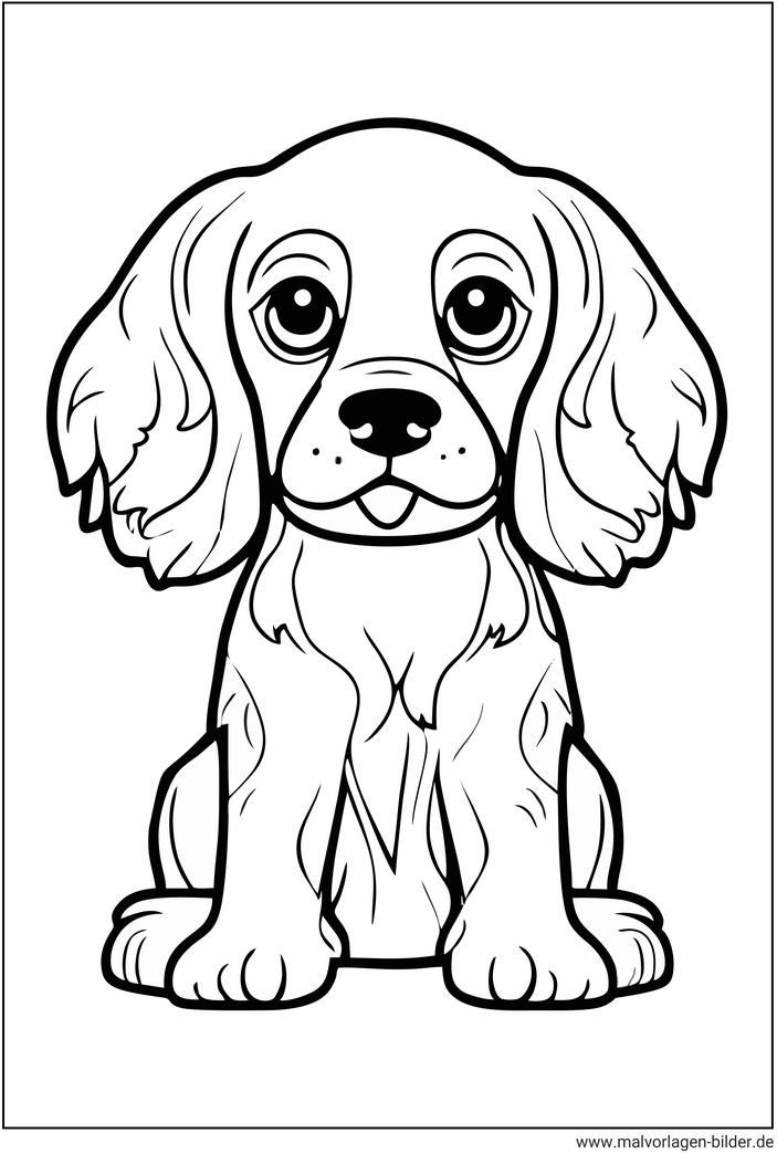 malvorlage-hundewelpe-zum-ausmalen