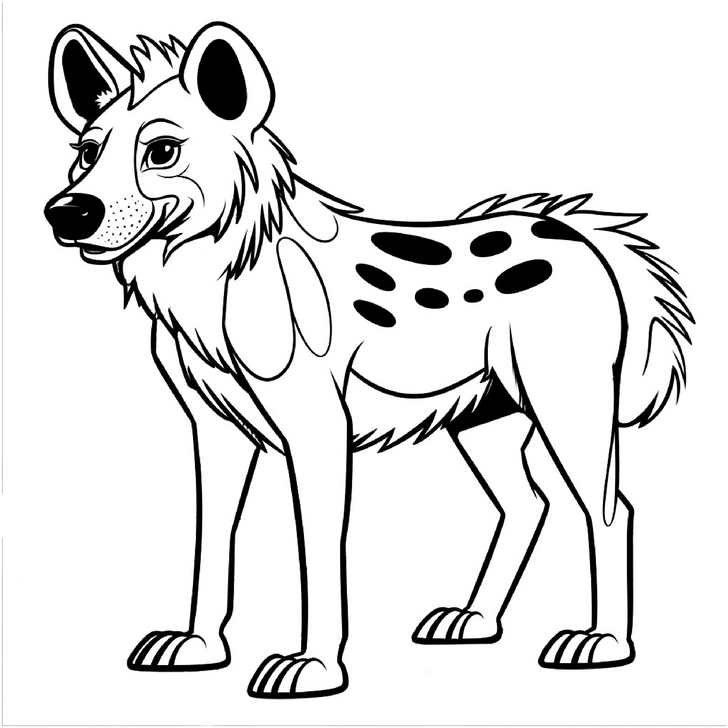 malvorlage-hyaene-kreative-ausmalmoeglichkeiten-fuer-kinder