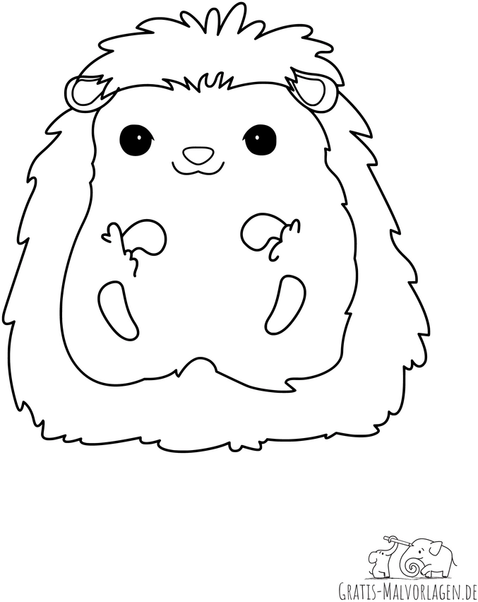 malvorlage-igel-auf-dem-ruecken