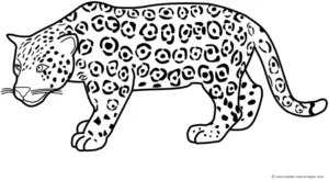 malvorlage-jaguar-mit-punkten-und-mustern