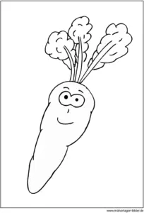 malvorlage-karotte-lächelnd-ausmalen