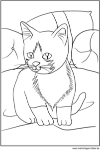 malvorlage-katze-ausmalen