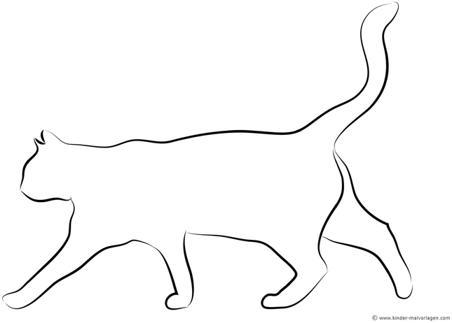 malvorlage-katze-ausmalen-der-eleganten-katze