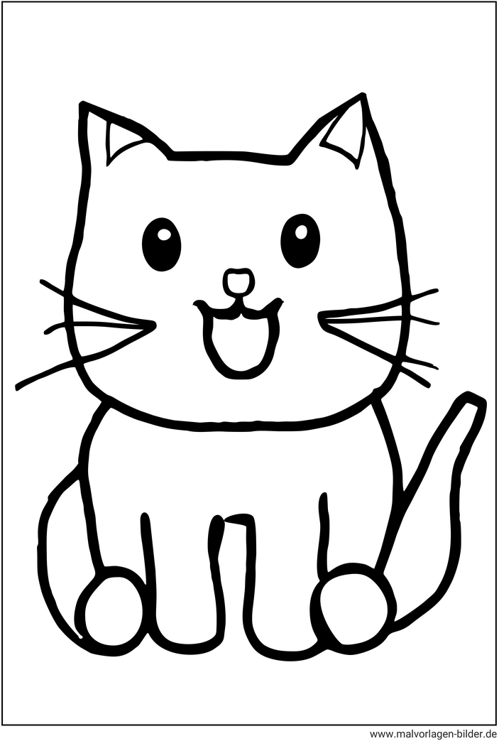 malvorlage-katze-ausmalen-fuer-kinder