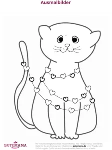 malvorlage-katze-herzen-ausmalen