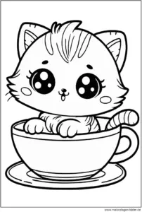 malvorlage-katze-in-tasse-ausmalbild