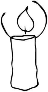 malvorlage-kerze-fuer-kreative-ausmalstunden