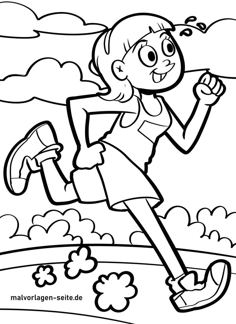 malvorlage-kind-beim-laufen-in-der-natur