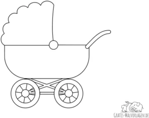 malvorlage-kinderwagen-gestalten