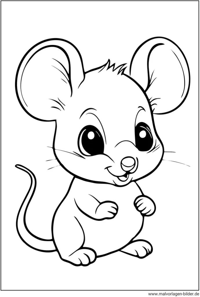 malvorlage-kleine-maus-ausmalbild