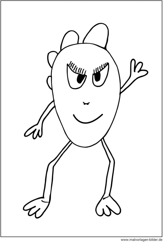 malvorlage-kleines-monster-ausmalbild