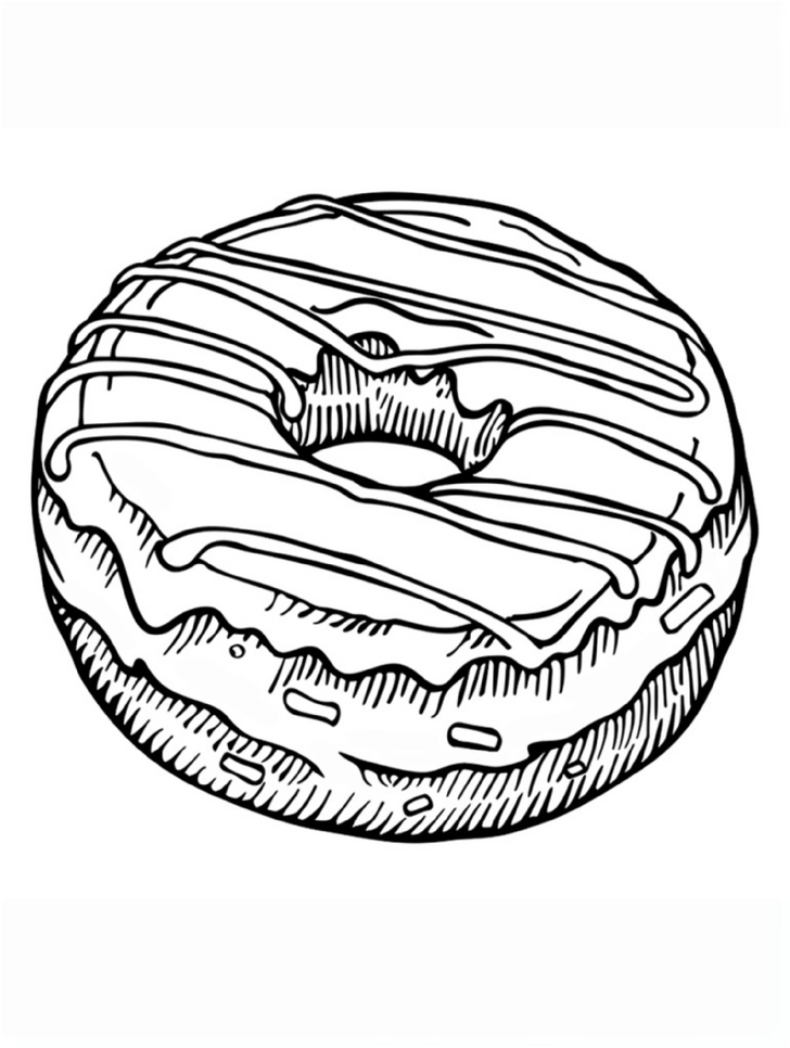malvorlage-koestlicher-donut-mit-glasur