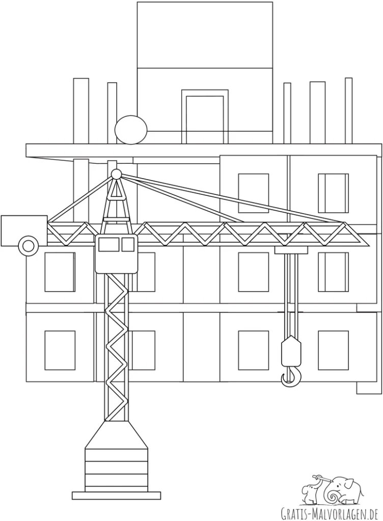 malvorlage-kran-auf-baustelle-vor-einem-haus