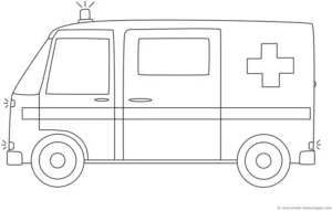 malvorlage-krankenwagen-blaulicht-rotes-kreuz