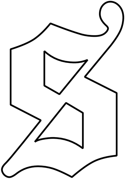 malvorlage-kreative-buchstaben-geometrische-formen