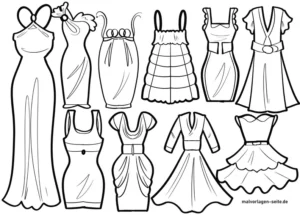 malvorlage-kreative-kleider-ausmalen