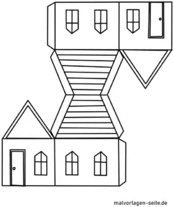 malvorlage-kreatives-haus-mit-treppen-und-fenstern