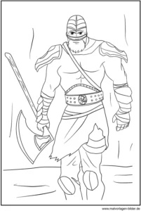 malvorlage-krieger-zum-ausmalen