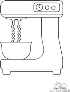 malvorlage-kuechenmaschine-ausmalen