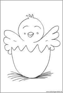 malvorlage-kueken-aus-ei