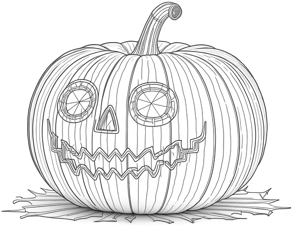 malvorlage-kuerbis-gesicht-ausmalbild