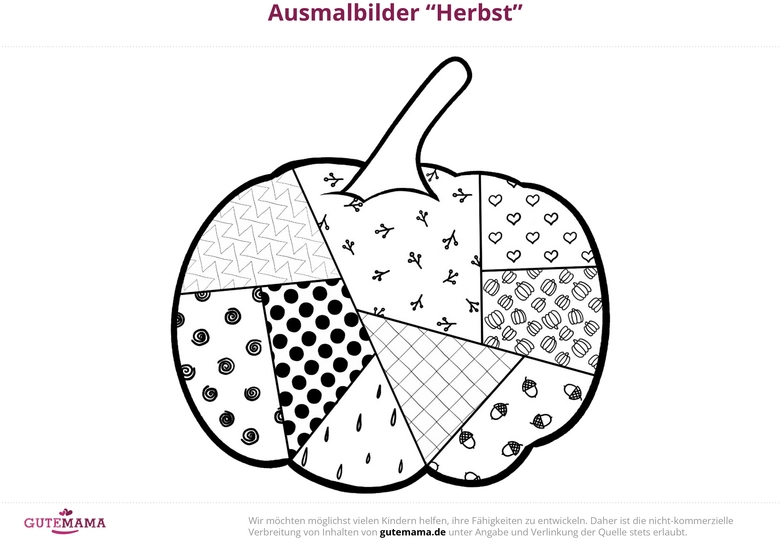 malvorlage-kuerbis-mit-mustern-fuer-herbst