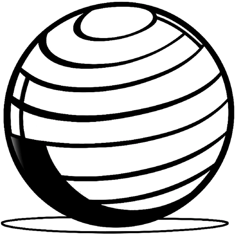 malvorlage-kugel-geometrische-muster