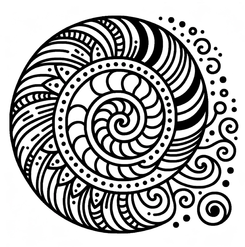 malvorlage-kunstvolle-muster-und-linien-spirale