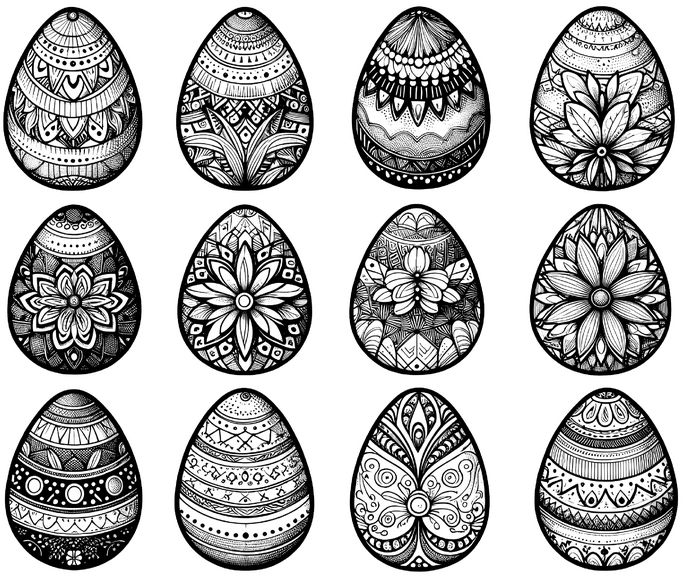 malvorlage-kunstvolle-ostereier-zum-ausmalen