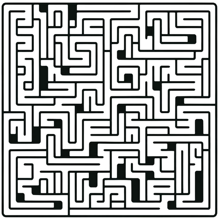 malvorlage-labyrinth-ausmalbild