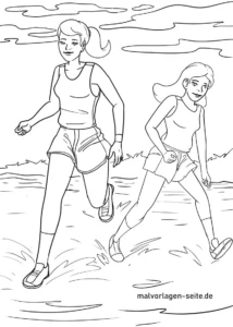 malvorlage-laufen-im-freien-mit-kindern