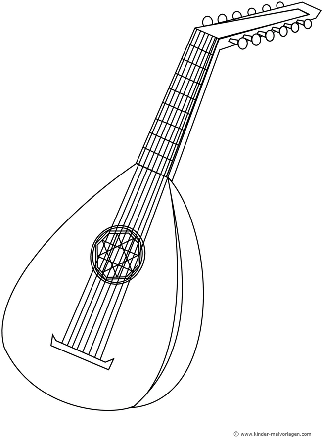 malvorlage-laute-ausmalbild-musik-instrument