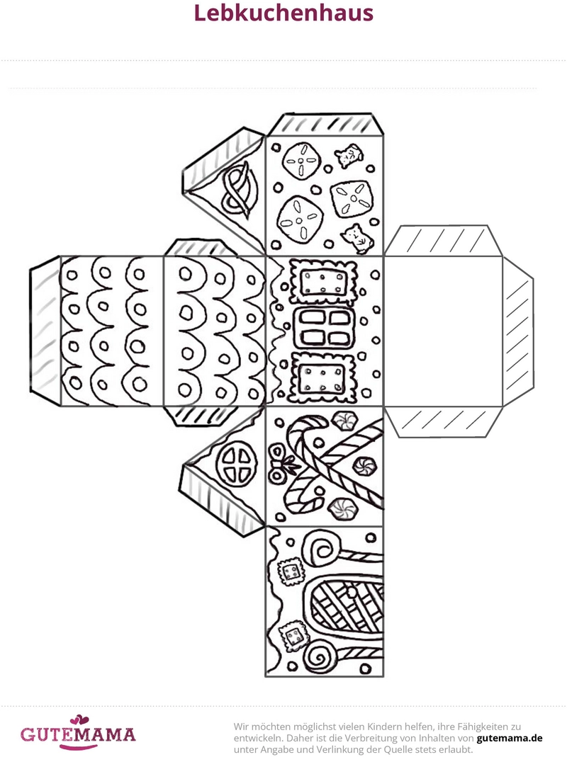 malvorlage-lebkuchenhaus-mit-suessen-details