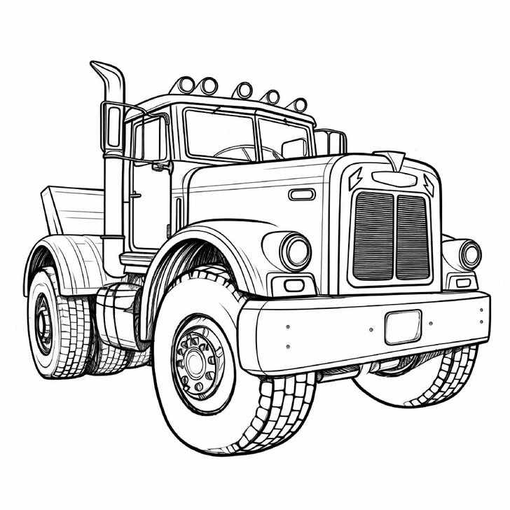 malvorlage-lkw-ausmalbild-transportfahrzeuge