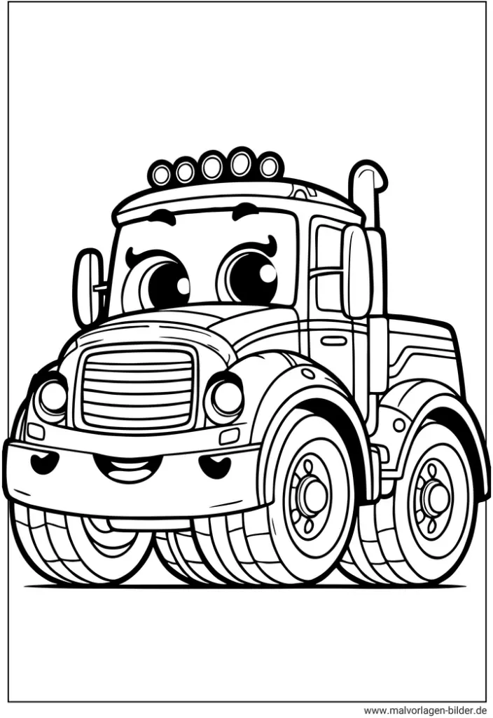 malvorlage-lkw-mit-freundlichen-augen
