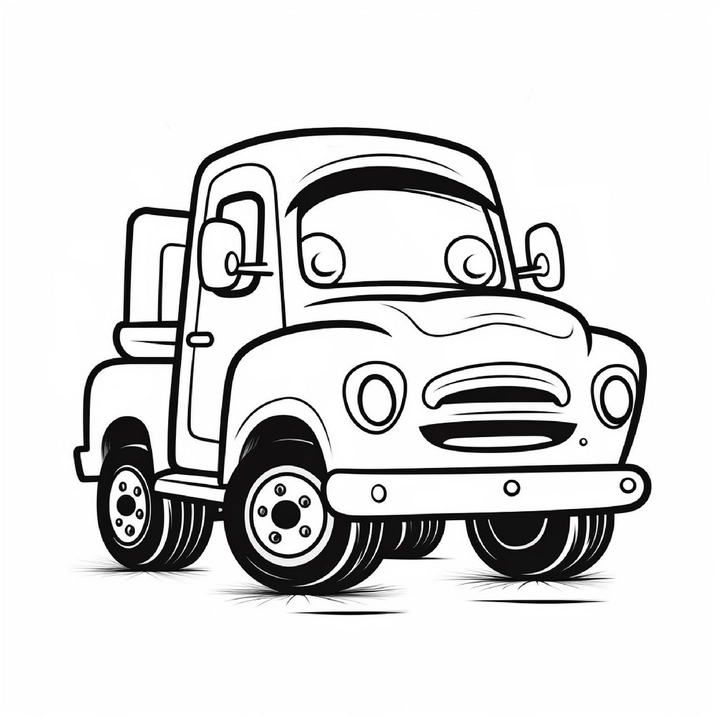 malvorlage-lkw-mit-grossem-lachen