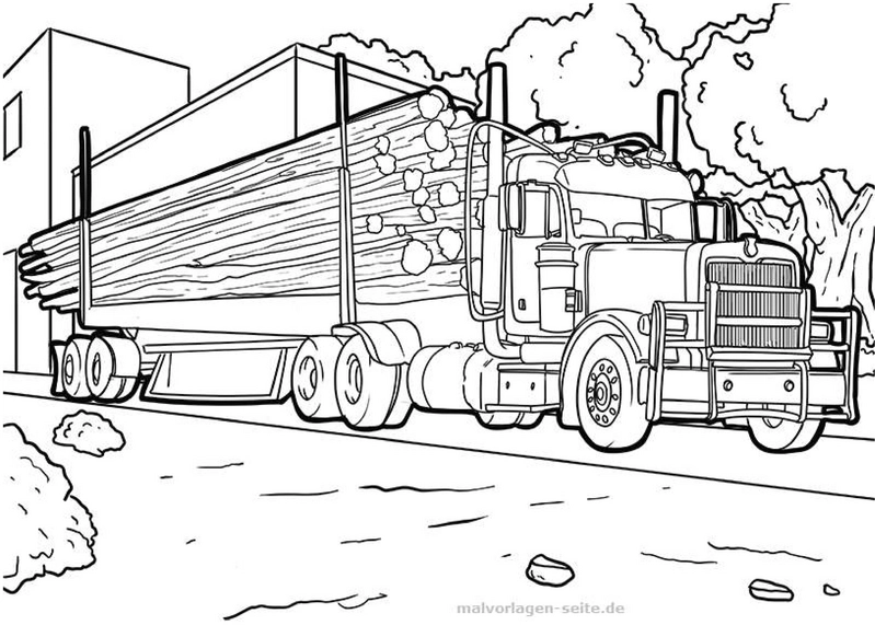 malvorlage-lkw-mit-holzstaemmen-zum-ausmalen