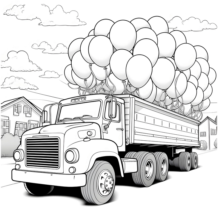 malvorlage-lkw-mit-luftballons