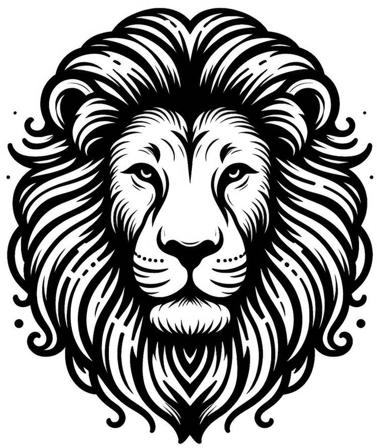 malvorlage-loewe-detaillierte-maehne-zum-ausmalen
